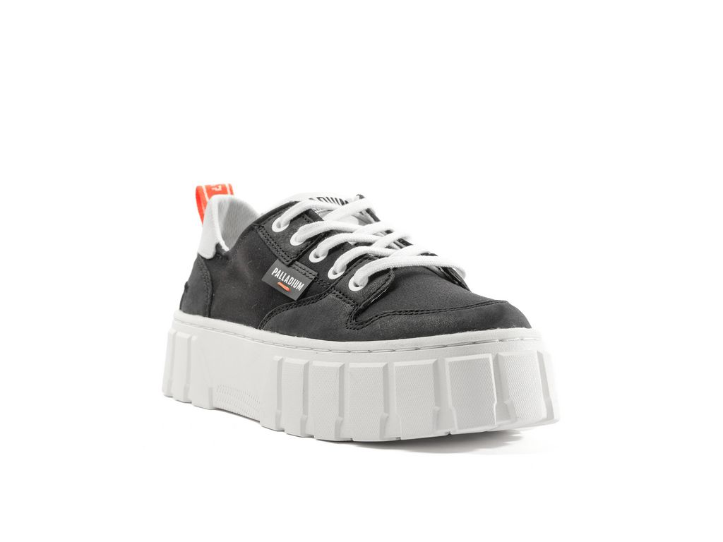 Women Palladium Pallatower Lo Sneakers Black | ENOI-34651