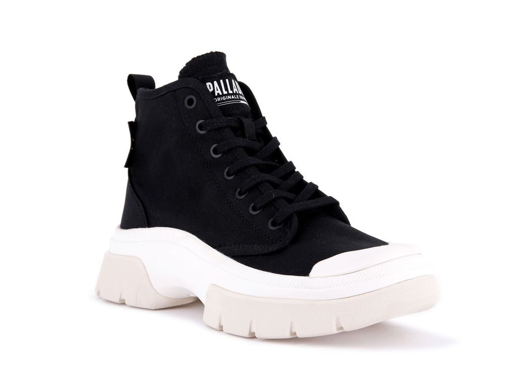 Women Palladium Pallawave Boots Black | SHOU-85460