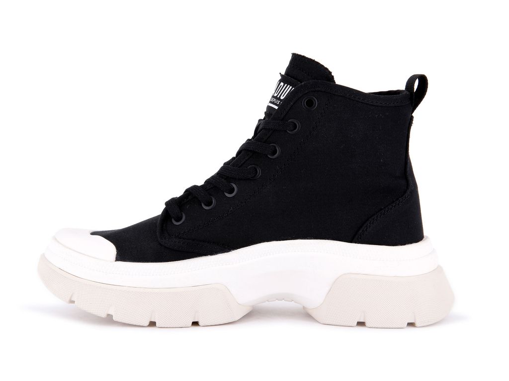 Women Palladium Pallawave Boots Black | SHOU-85460