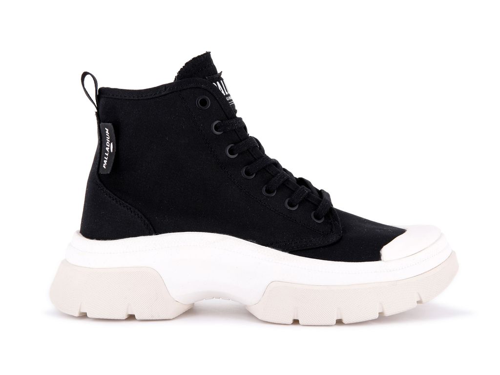 Women Palladium Pallawave Boots Black | SHOU-85460