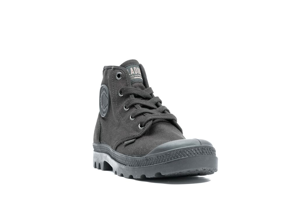 Women Palladium Pampa Hi Boots Black / Black | TQOW-82143