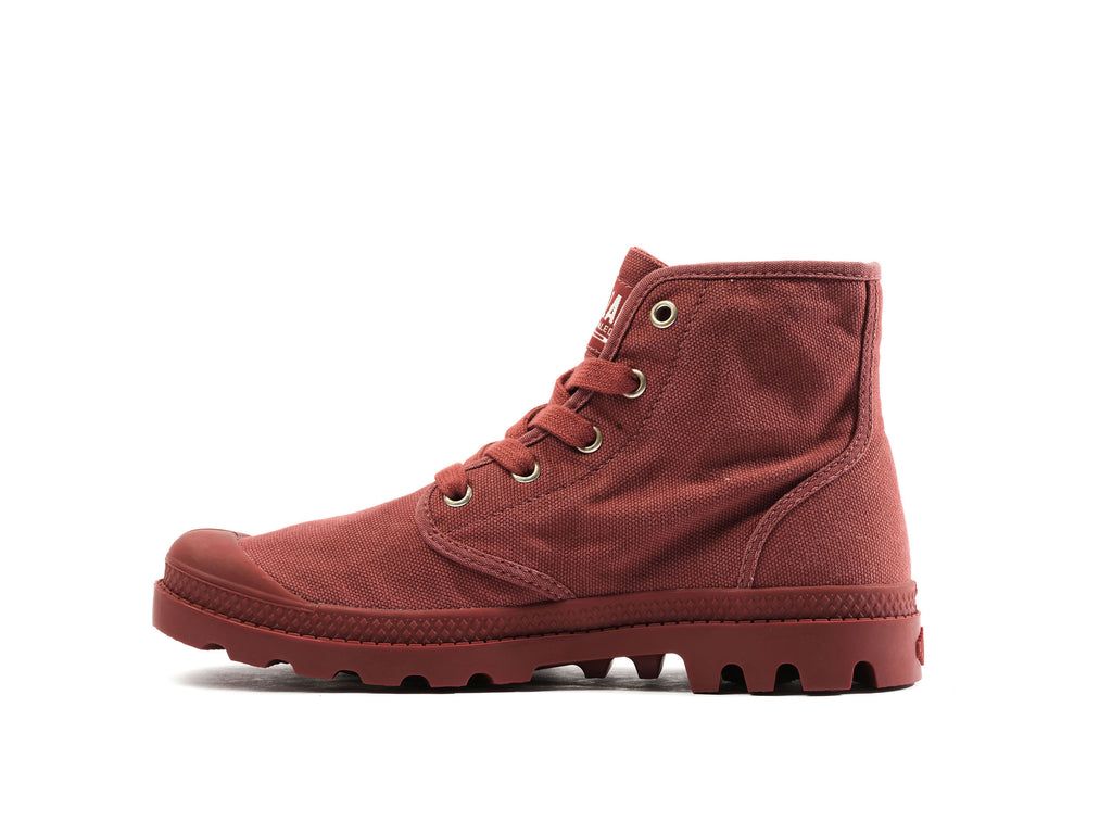 Women Palladium Pampa Hi Boots Red | CMUV-15374