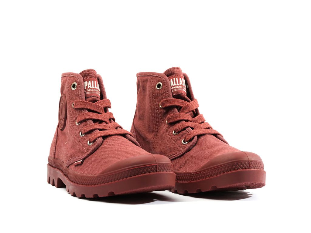 Women Palladium Pampa Hi Boots Red | CMUV-15374