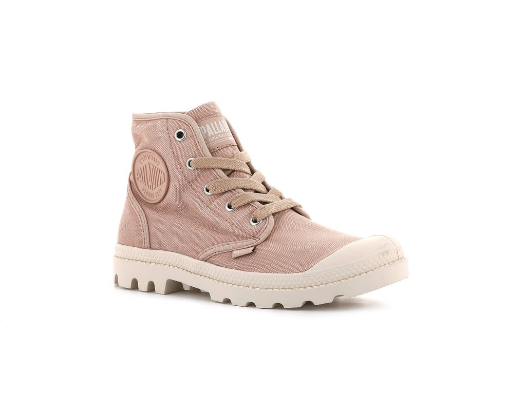 Women Palladium Pampa Hi Boots Rose Dark Red | ZOGF-97258