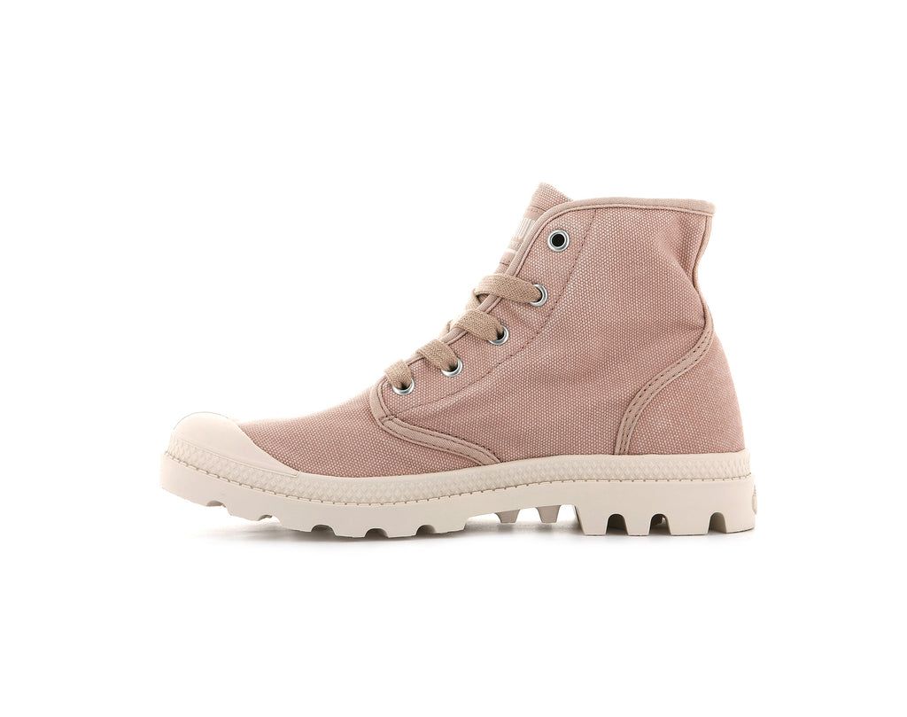 Women Palladium Pampa Hi Boots Rose Dark Red | ZOGF-97258