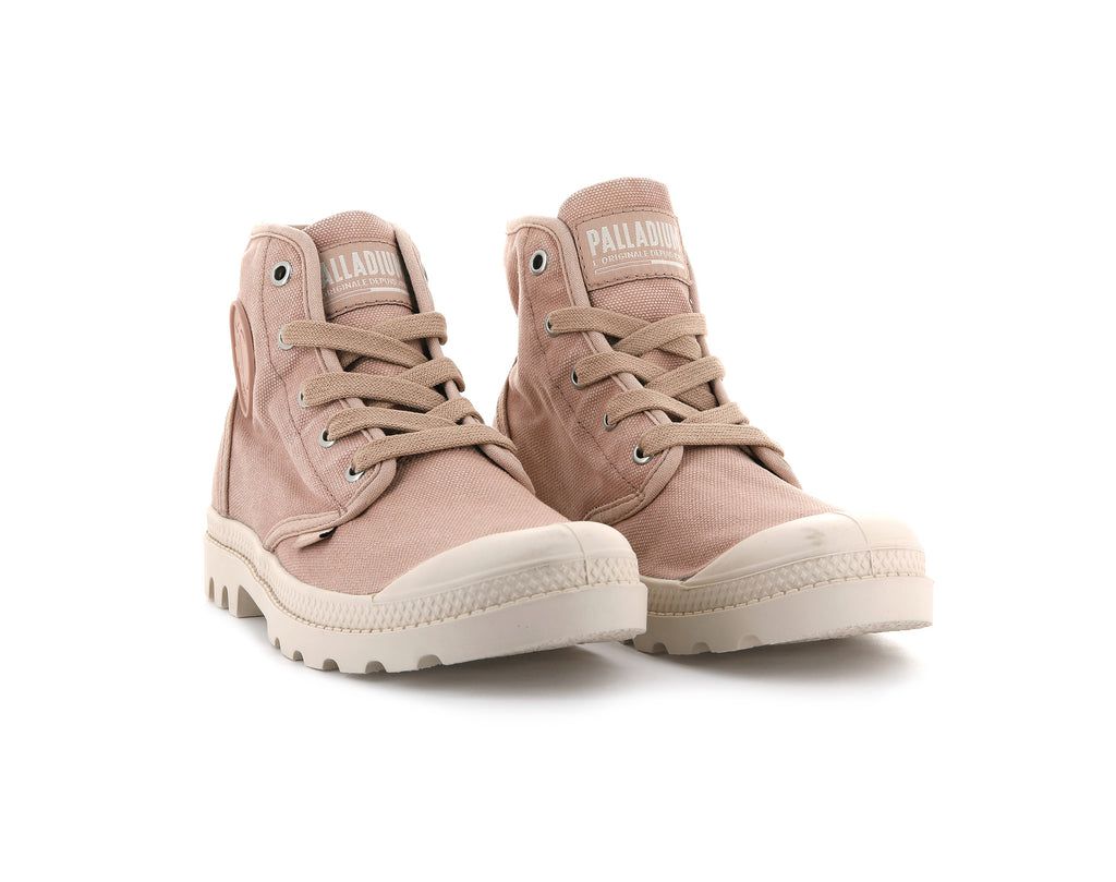 Women Palladium Pampa Hi Boots Rose Dark Red | ZOGF-97258