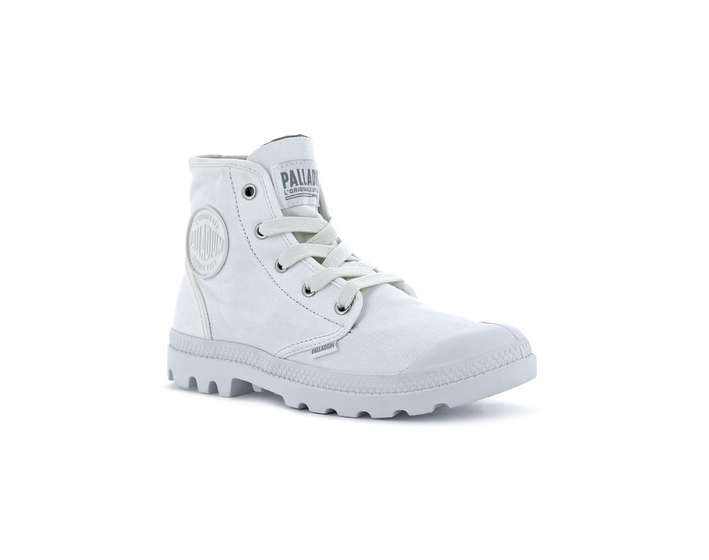 Women Palladium Pampa Hi Boots White | APYH-20731