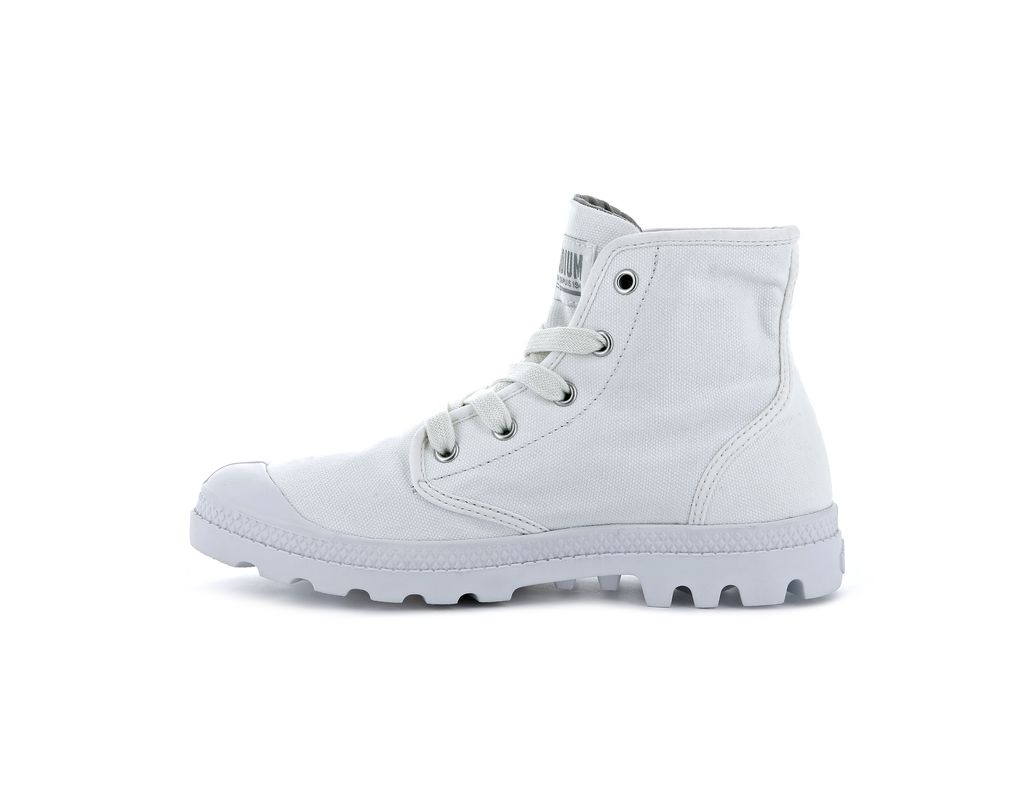 Women Palladium Pampa Hi Boots White | APYH-20731