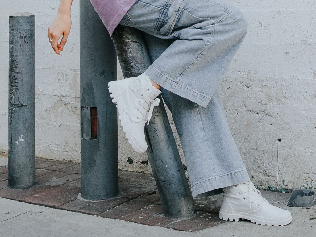 Women Palladium Pampa Hi Boots White | APYH-20731