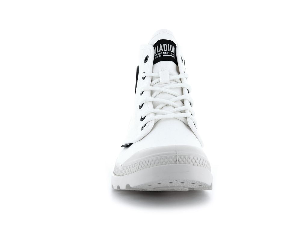 Women Palladium Pampa Hi Htg Supply Boots White | TQXW-23709
