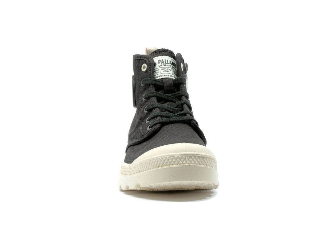 Women Palladium Pampa Hi Zip Organic Boots Black | KJVY-01856