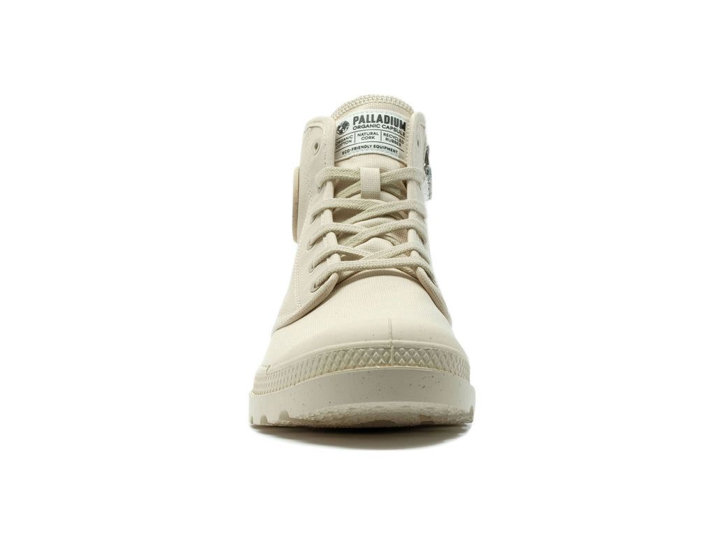 Women Palladium Pampa Hi Zip Organic Boots Sahara | CTHB-91483
