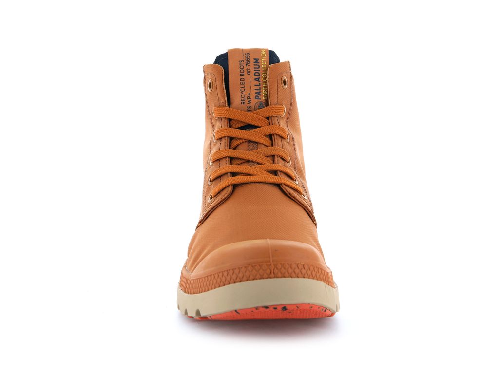 Women Palladium Pampa Lite+ Recycle Wp+ Boots Brown / Indigo | GRCW-76938
