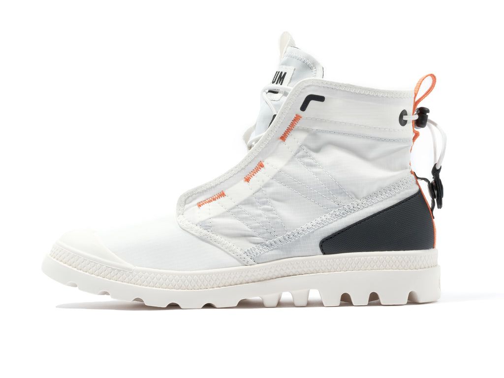 Women Palladium Pampa Travel Lite Rs Boots White / Black | MPQY-26817