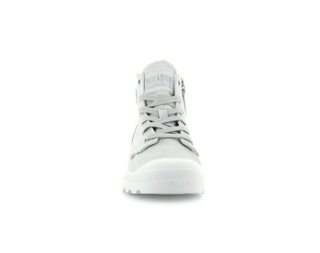 Women Palladium Pampa Zip Desertwash Boots White | BLHK-71046
