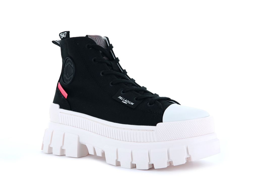 Women Palladium Revolt Hi Tx Boots Black | RMIB-09278