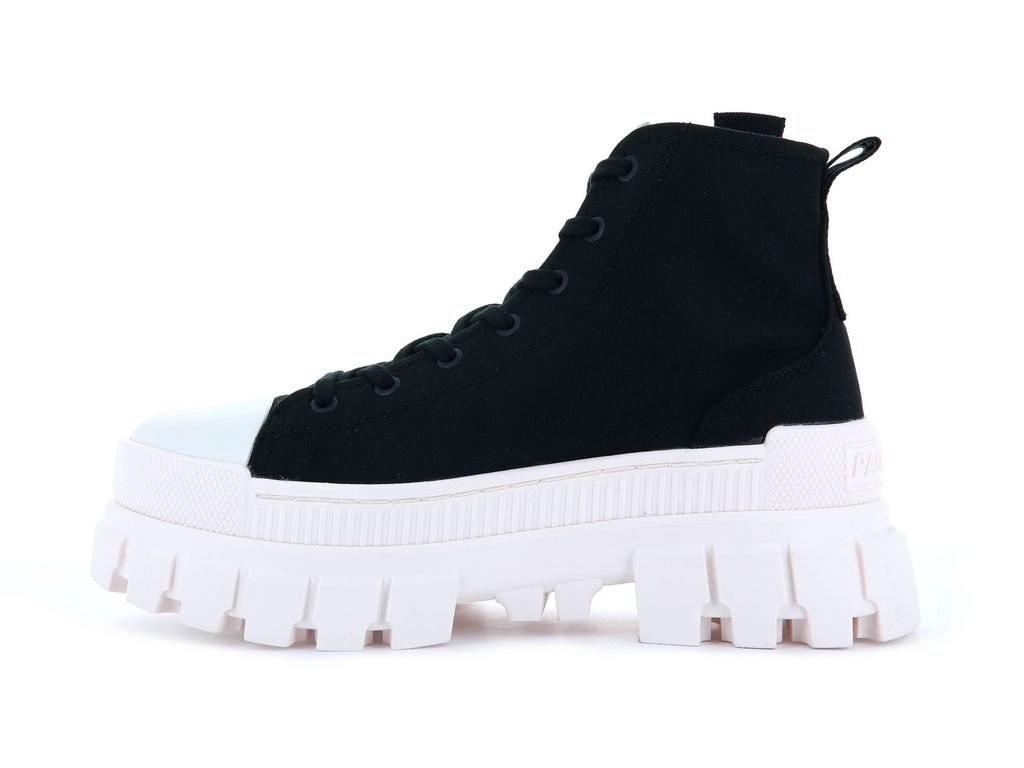 Women Palladium Revolt Hi Tx Boots Black | RMIB-09278