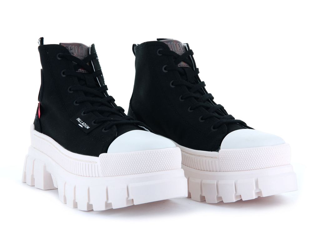Women Palladium Revolt Hi Tx Boots Black | RMIB-09278