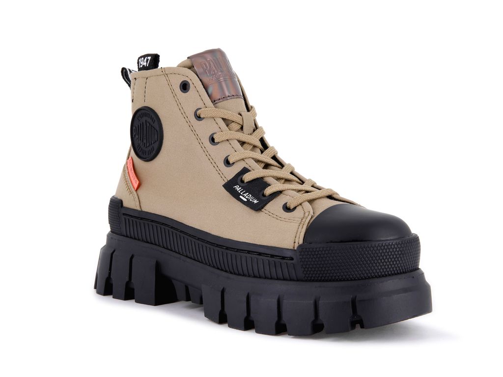 Women Palladium Revolt Hi Tx Boots Olive | HRCW-17396