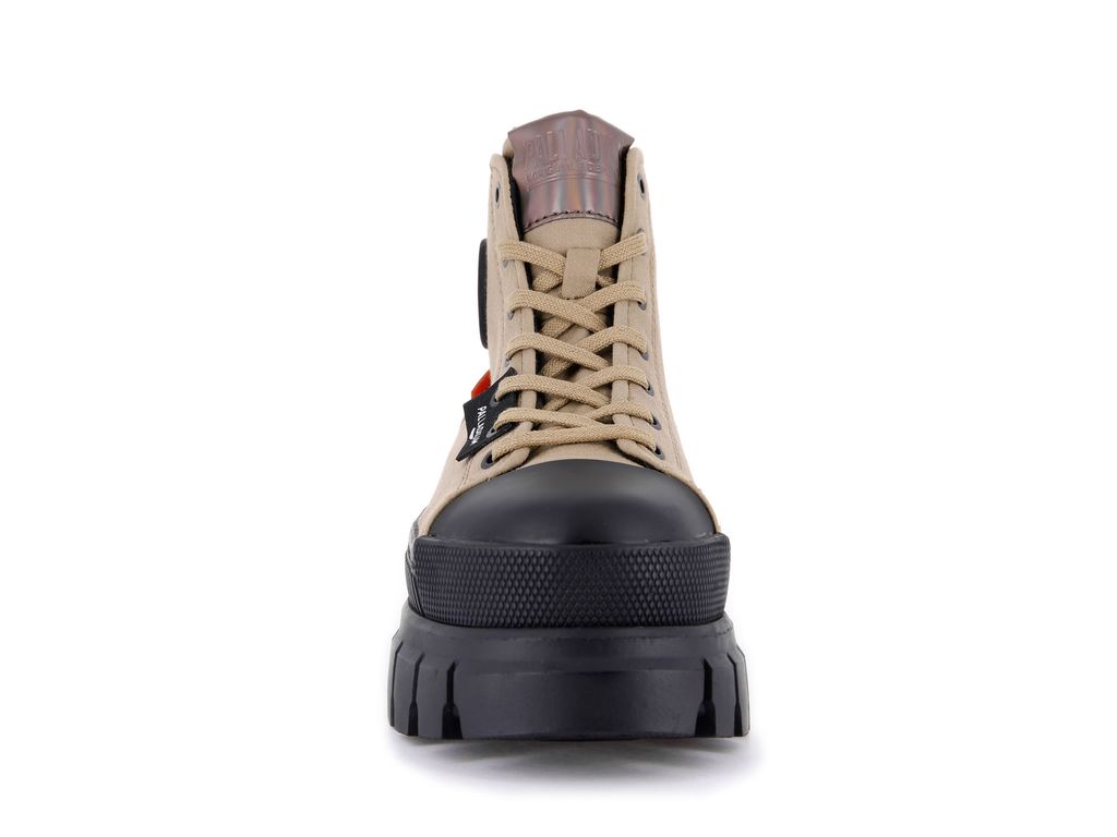 Women Palladium Revolt Hi Tx Boots Olive | HRCW-17396