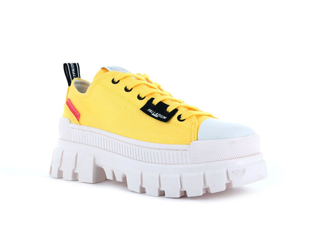 Women Palladium Revolt Lo Tx Sneakers Aurora | KVMO-40198