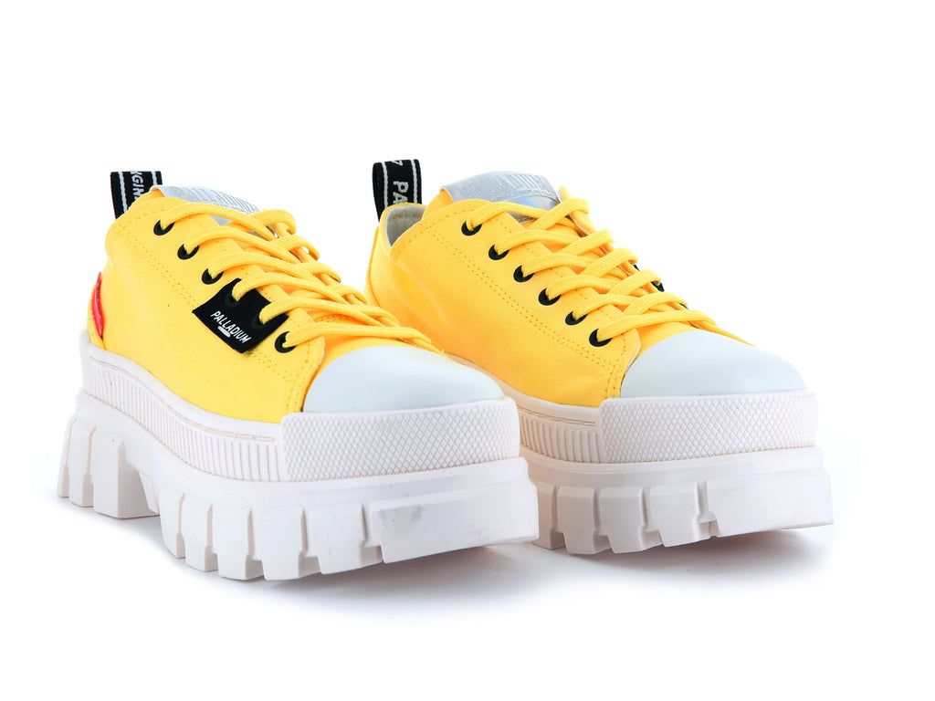 Women Palladium Revolt Lo Tx Sneakers Aurora | KVMO-40198