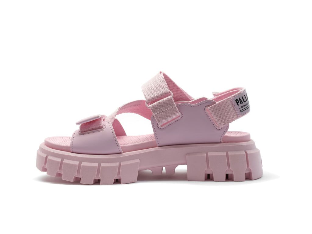 Women Palladium Revolt Sandal Mono Sandals Pink | YWAC-72439