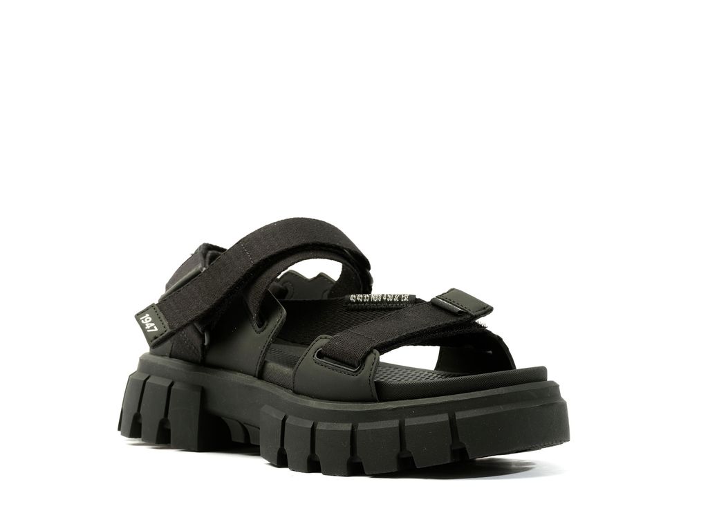 Women Palladium Revolt Sandal Mono Sandals Black | HOXK-32901