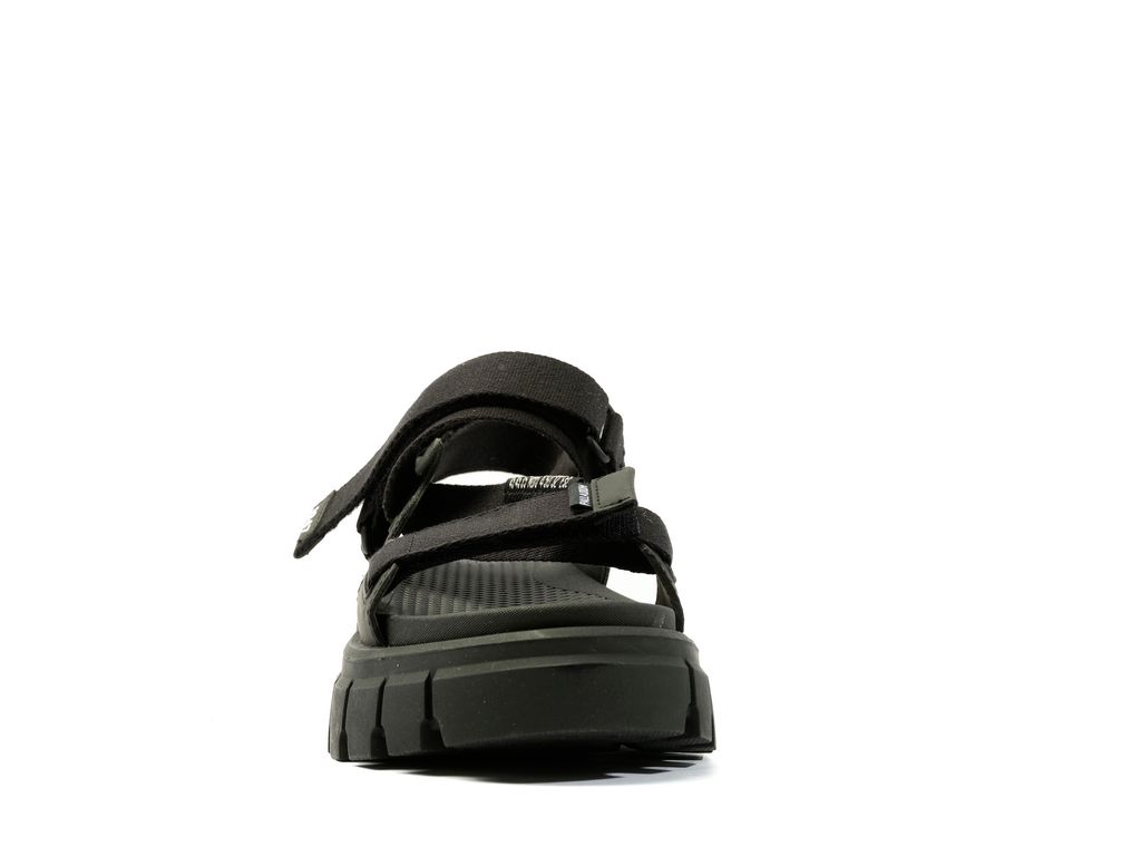 Women Palladium Revolt Sandal Mono Sandals Black | HOXK-32901