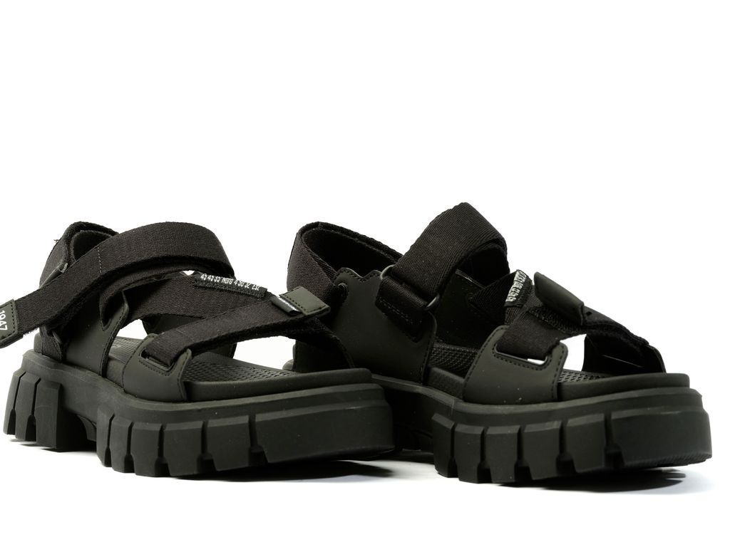 Women Palladium Revolt Sandal Mono Sandals Black | HOXK-32901