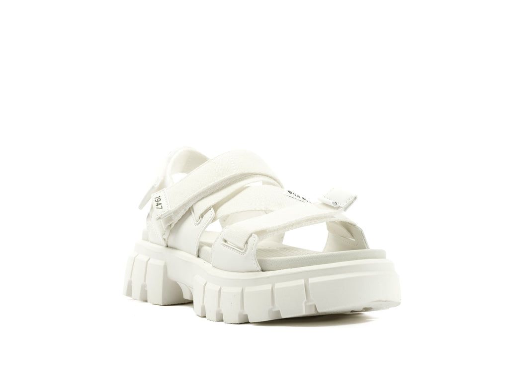 Women Palladium Revolt Sandal Mono Sandals White | FCLN-65014
