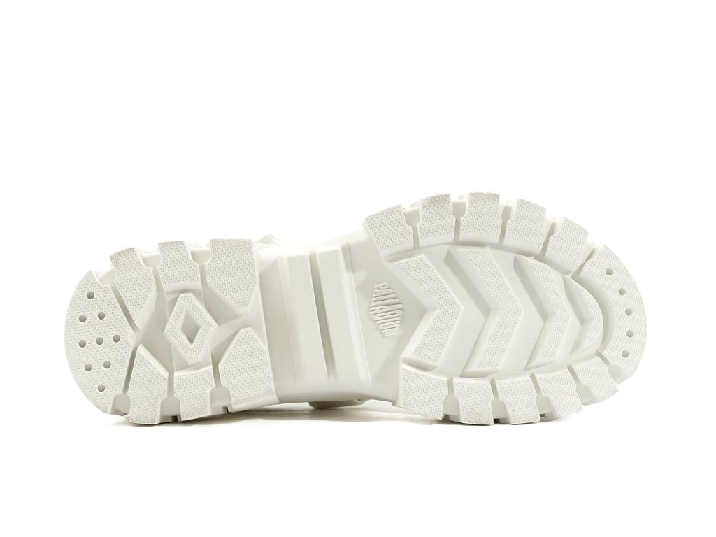 Women Palladium Revolt Sandal Mono Sandals White | FCLN-65014