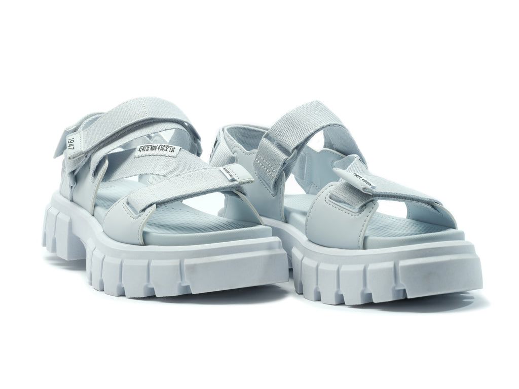 Women Palladium Revolt Sandal Mono Sandals Blue | EHRO-35084