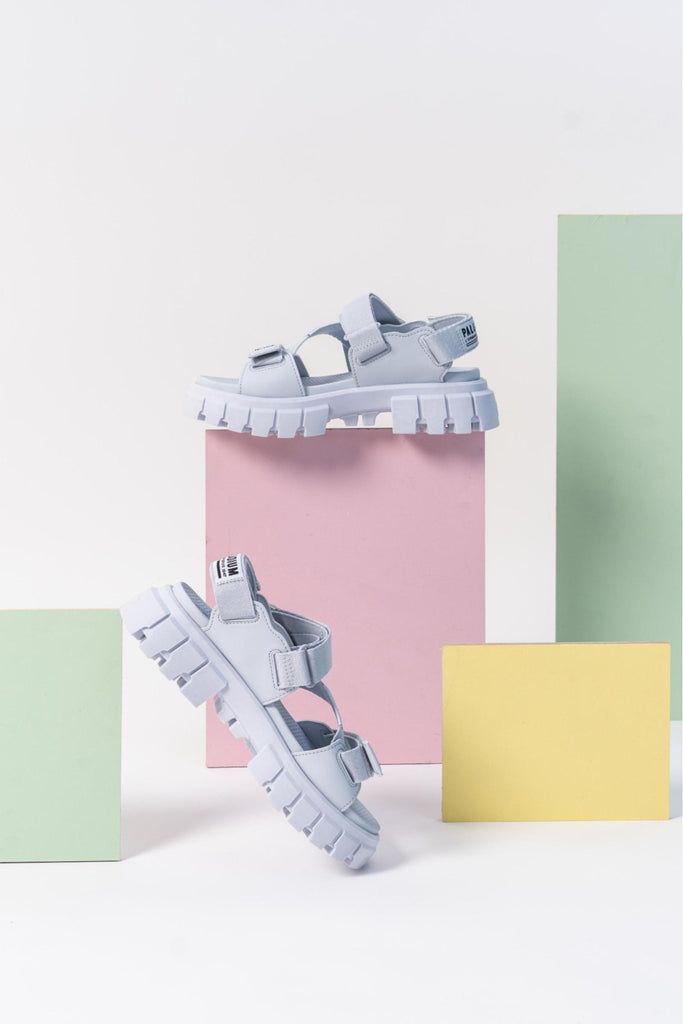 Women Palladium Revolt Sandal Mono Sandals Blue | EHRO-35084